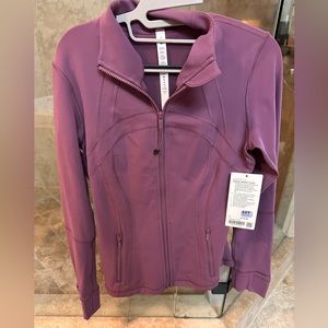 Lululemon define jacket vintage plum 8 NWT